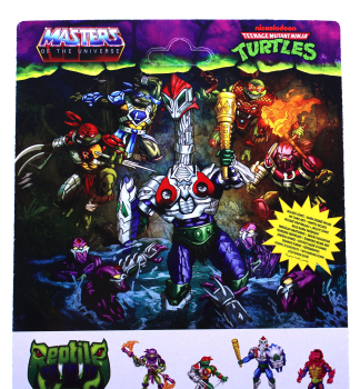 MOTU x TMNT: Turtles of Grayskull Actionfigur Mekaneck 14 cm von Mattel